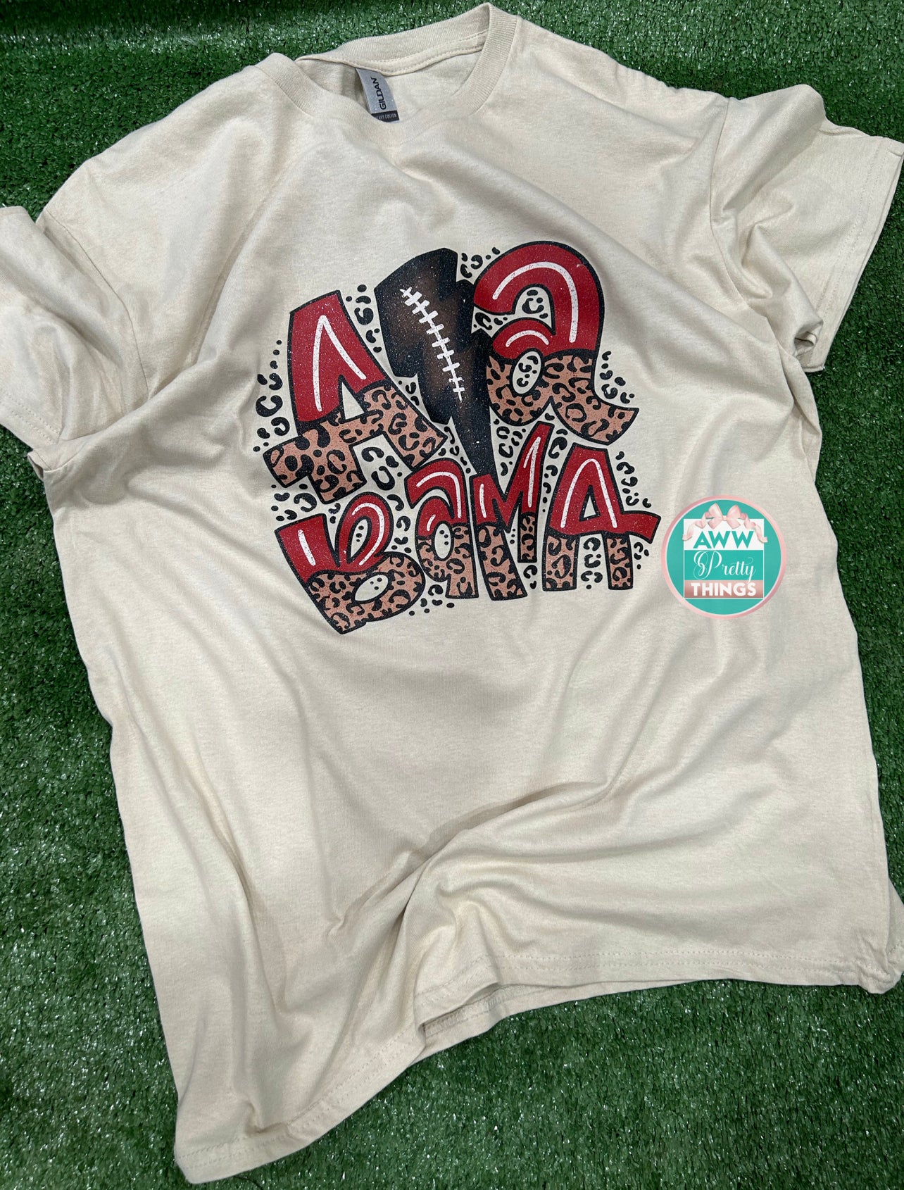 Alabama Football Leopard T-Shirt