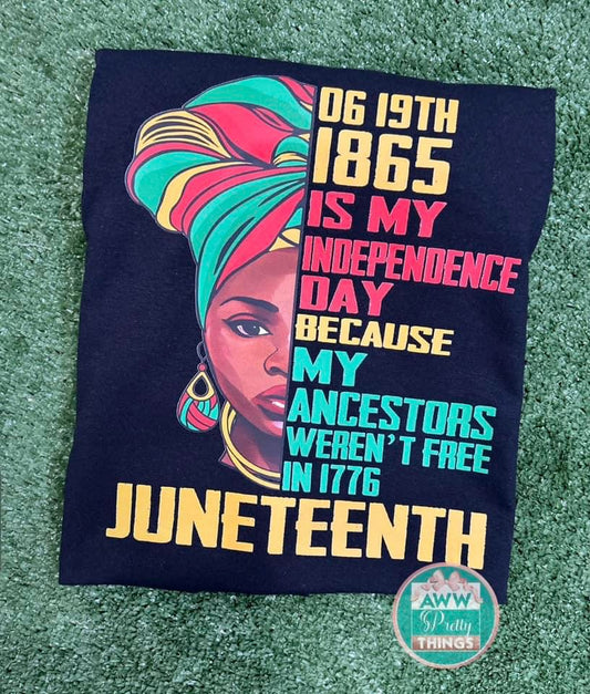 Juneteenth Lady Shirt  Shirt