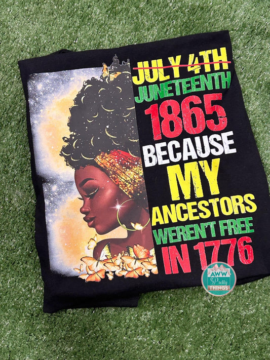 Juneteenth Lady Shirt  Shirt