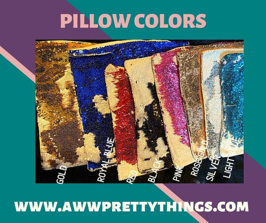 Custom Sequin Pillow