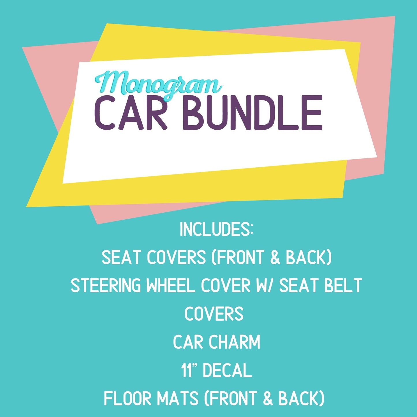 Monogram Car Bundle