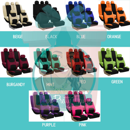 Front and Back Seat Covers