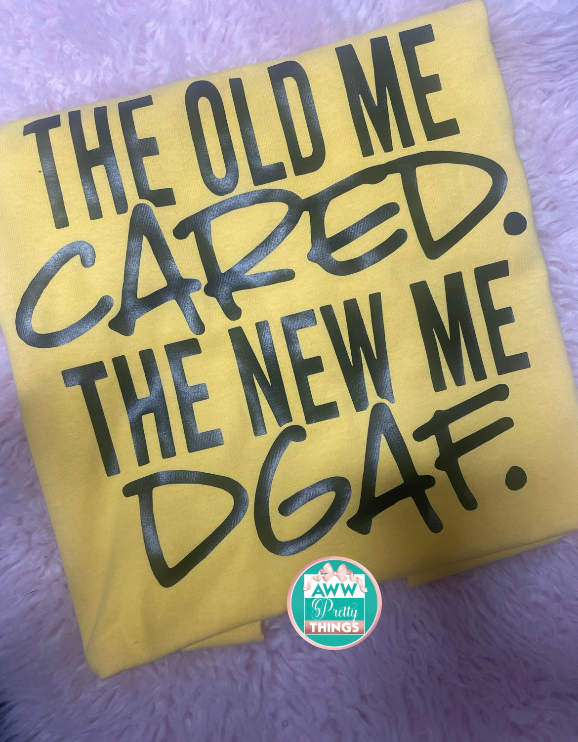 The Old Me Cared Shirt