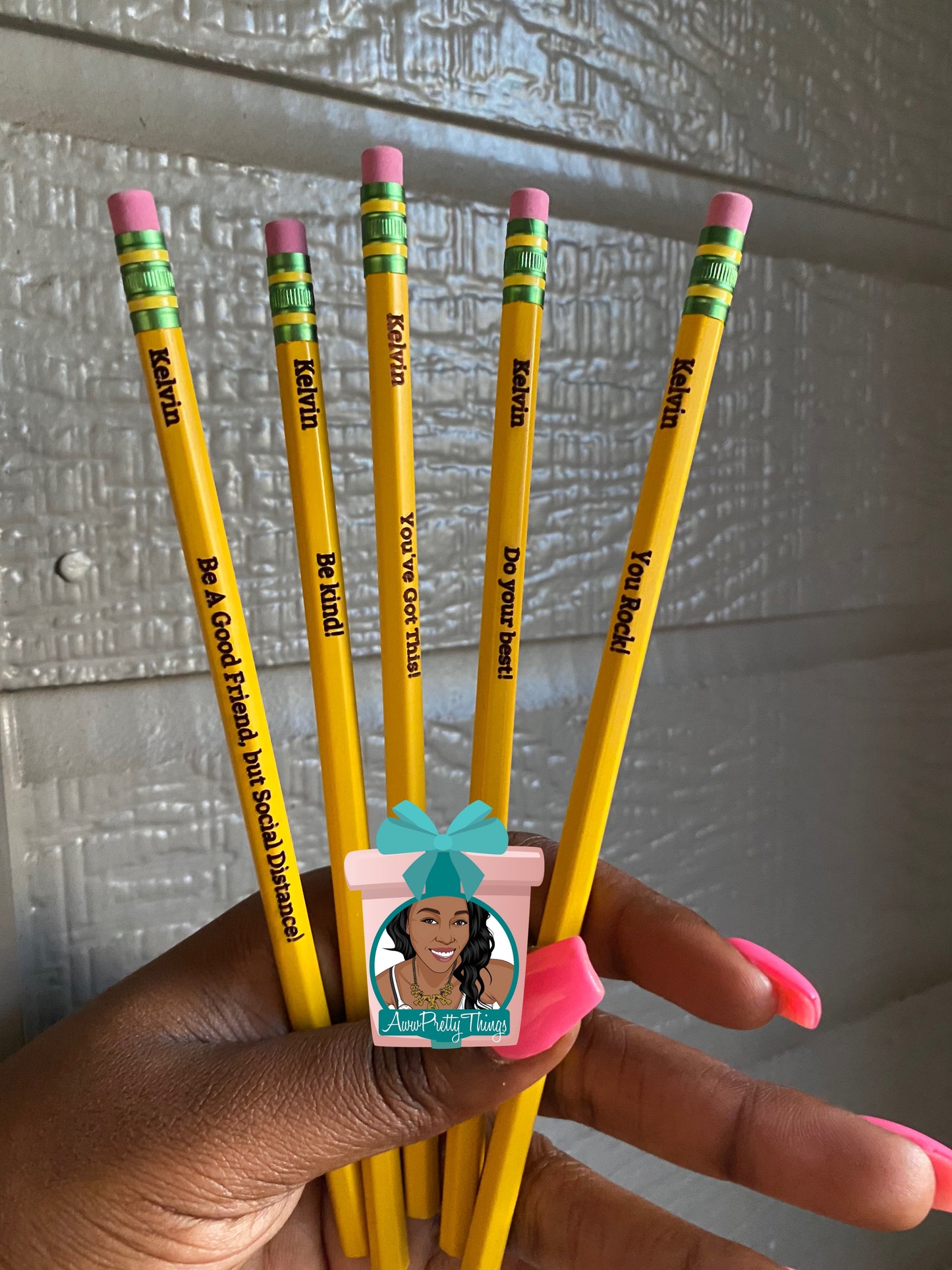 Personalized Engraved Pencils