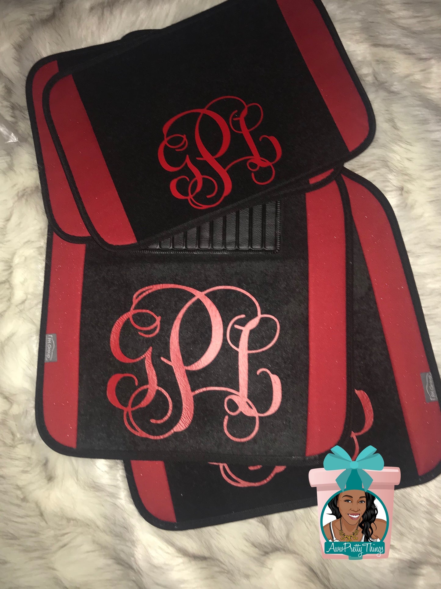 4 Piece Custom Car Mats With Trim