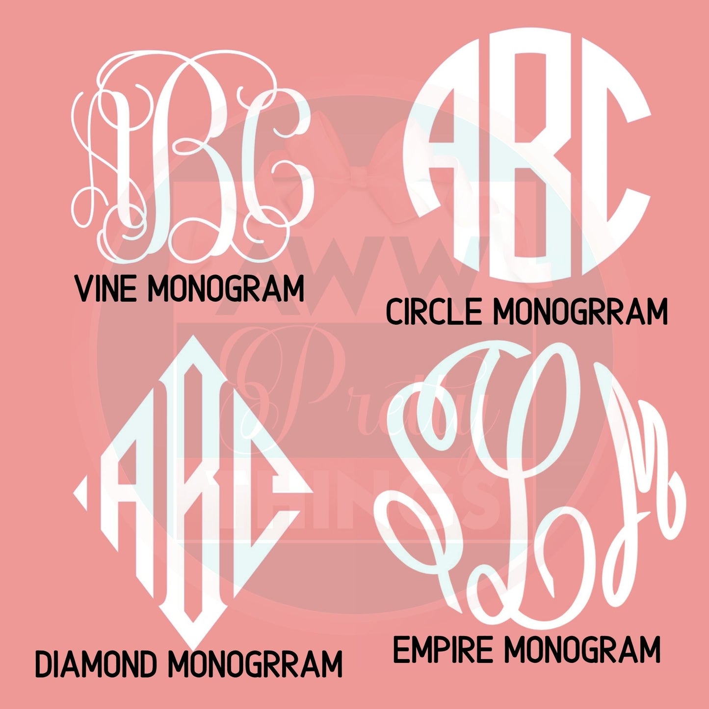 Monogram Car Bundle