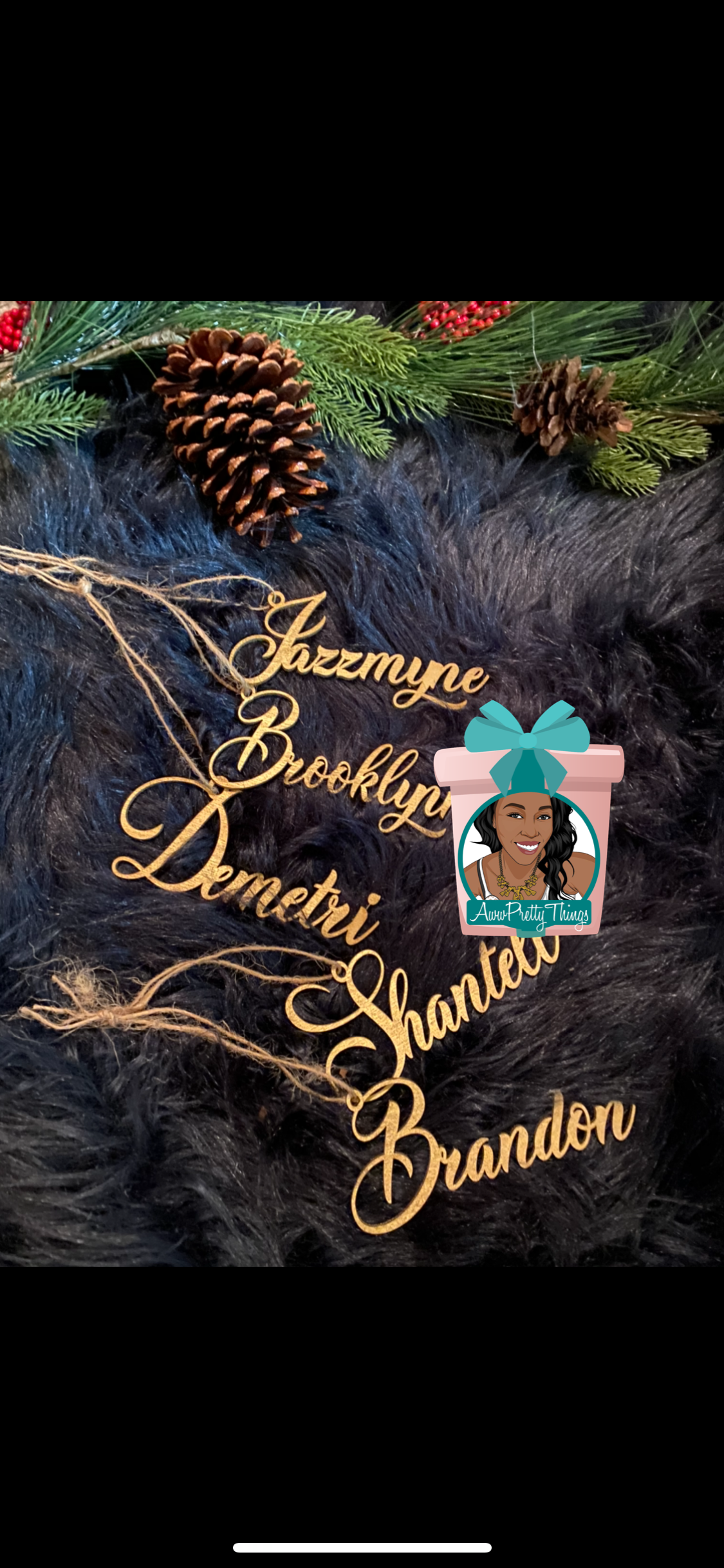 Stocking Name Tag