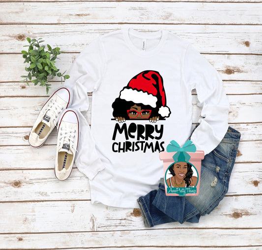 Merry  Christmas Peek A Boo Design