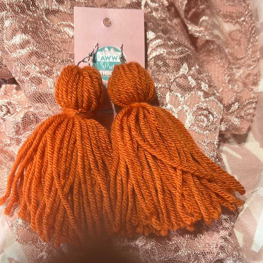 Burnt Orange Earrings