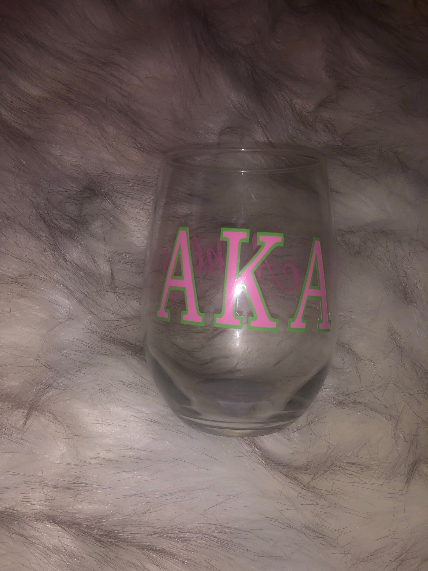 Custom Steam-less Wine Glass