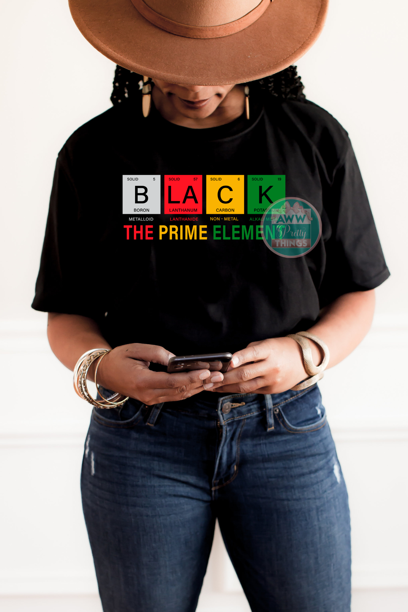 Black the Prime Element T-Shirt