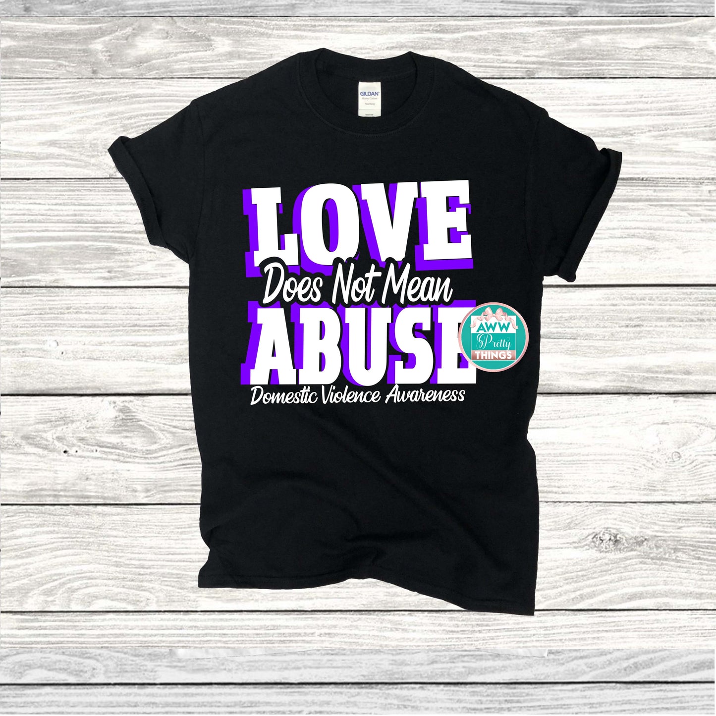 Love Does Not Mean Abuse Shirt