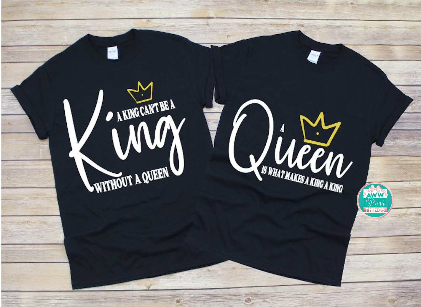 King Queen Couples Shirts