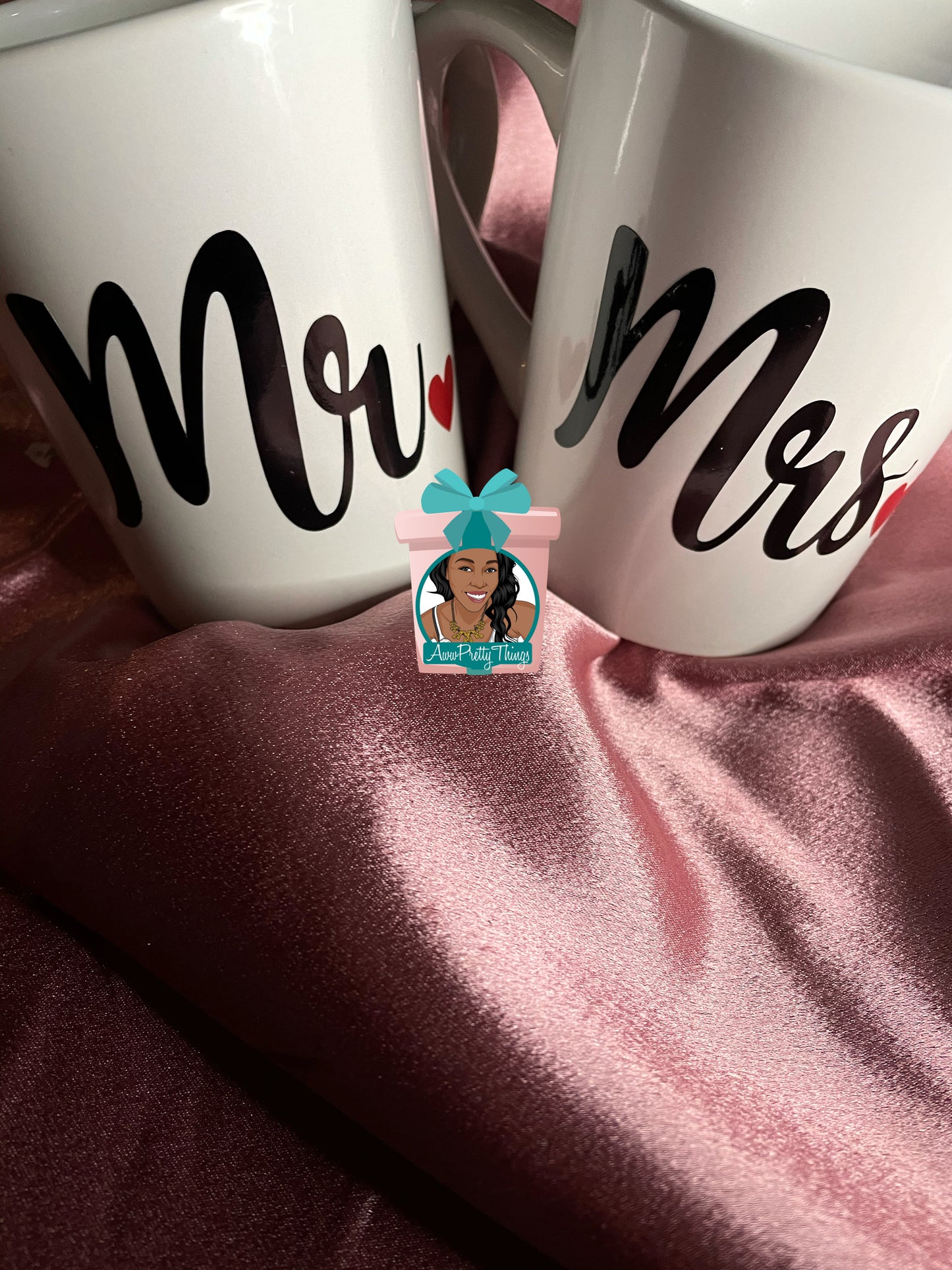Mr. & Mrs.  Coffee Set